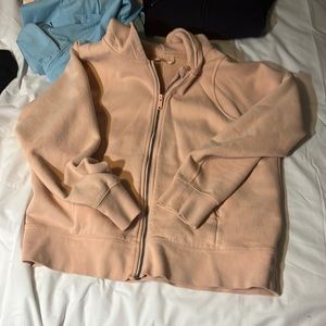 Lululemon full zip hoodie coral color